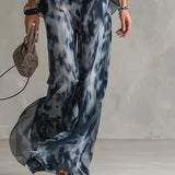 Imani | Chiffon Haltertop a Tlačené Voľné Nohavice Set