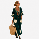 Dlhý kaftan.