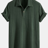 Polo Jacquard Geometrické Trikované