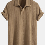 Polo Jacquard Geometrické Trikované
