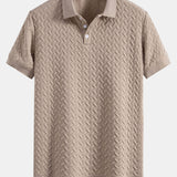 Poloko s geometrickým vzorom Jacquard