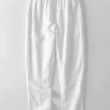 Linen Pants with Right Leg