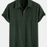 Polo Jacquard Geometrické v Rombovom Pletení
