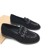 Čierne loafers topánky