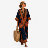 Dlhý kaftan.