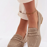 Celia Khaki Mokasíny