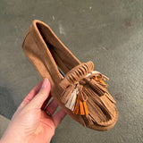 Ibiza Fringle Camel Loafers