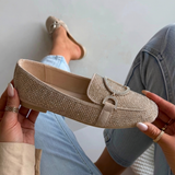 Glitter Khaki Loafer