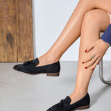 Hannah Black Loafer
