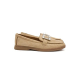 Štvorcové Khaki Loafer