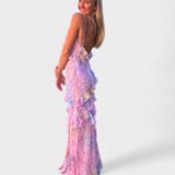 Alžbeta - Dlhé šaty s volánmi