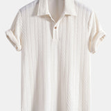 Polo Jacquard Geometrické Trikované