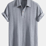 Polo Jacquard Geometrické Trikované