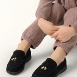 Detské topánky Walker All Black Loafer